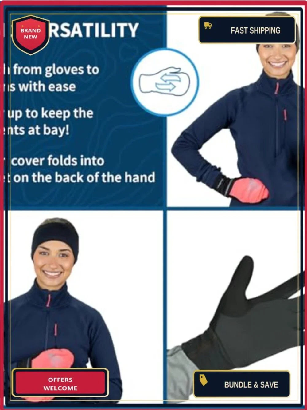 N/A convertible gloves